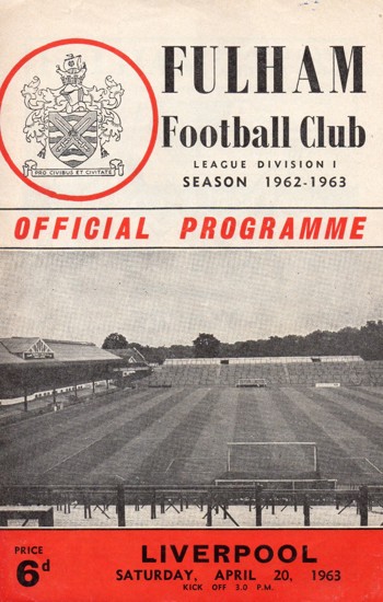 Match programme